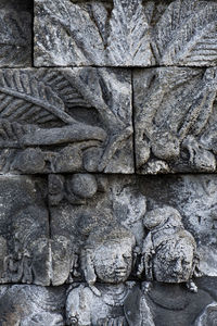 Close-up of stone sculpture