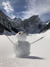 Olaf in the mountains 