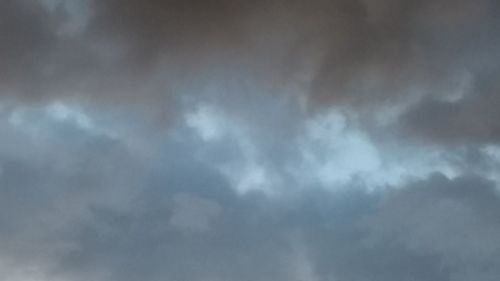 Low angle view of clouds in sky