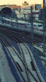 Railroad station platform