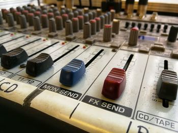 Close-up of computer keyboard