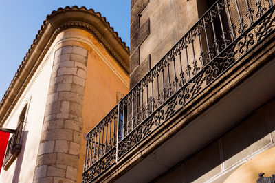 Low angle view of historical building against sky