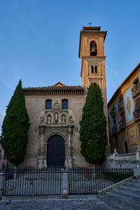 Church of santa ana in granada, spain