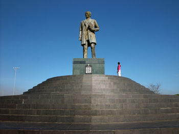 Low angle view of statue