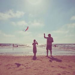 People on beach