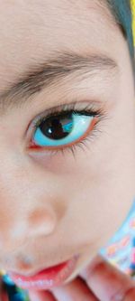 Close-up portrait of girl