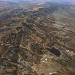 High angle view of landscape