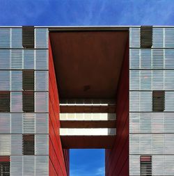 Low angle view of building against sky