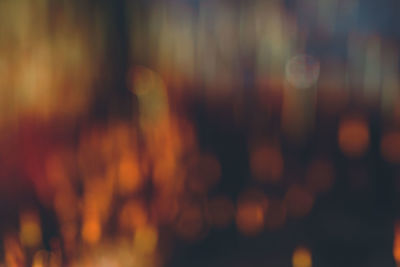 Defocused image of blurred background