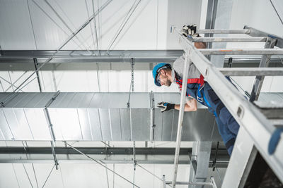 Man working in factory