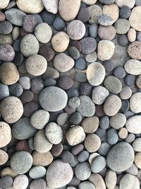 Full frame shot of stones