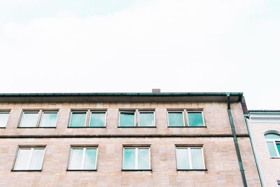 Low angle view of building against sky