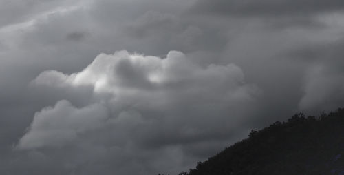 Low angle view of clouds in sky