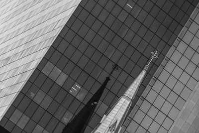 Low angle view of modern office building