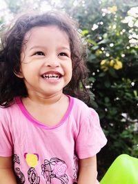 Portrait of a smiling girl