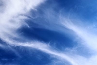 Low angle view of clouds in sky