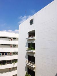 Low angle view of building against sky