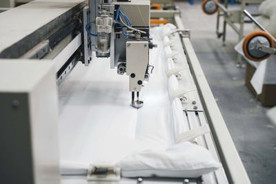 Close-up of machine part