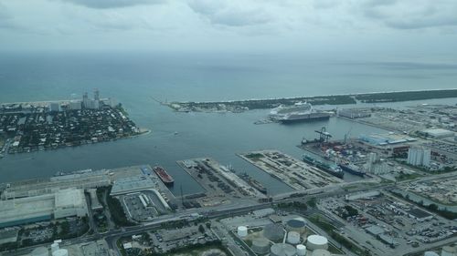 Aerial view of cityscape