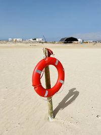 Lifeguard hut on beach