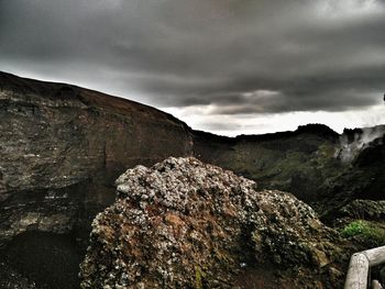 Scenic view of mountain against sky