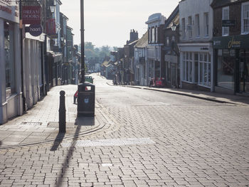 Street amidst buildings in city