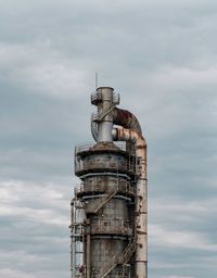 Communications tower against sky