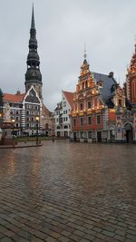 View of cathedral against cloudy sky