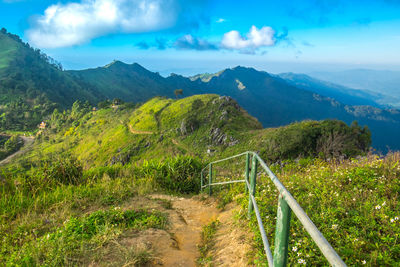 Scenic view of landscape against sky