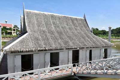 Royal floating-house named pae song baht. bang pa in palace. ayutthaya province. thailand.