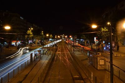 Street light at night