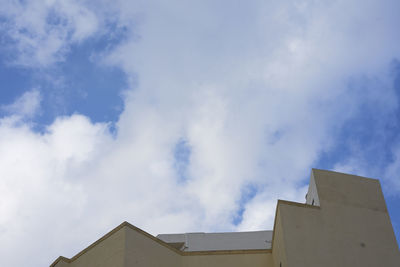 Low angle view of building against sky