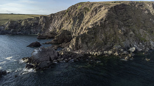 Bigbury on sea from above