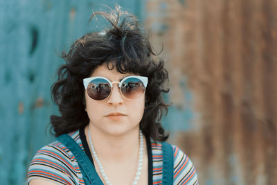 Attractive woman with vintage style