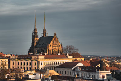 Buildings in city