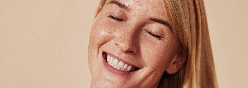 Close-up of woman
