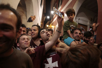 People standing in store