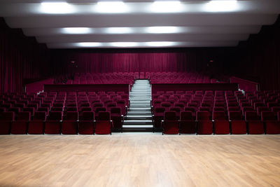 Interior of empty theater