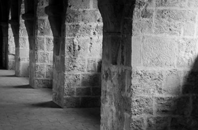 Corridor of historic building