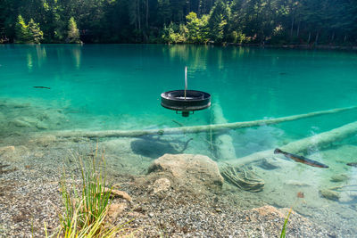 Scenic view of lake