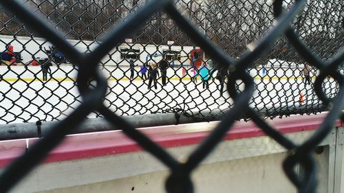 Full frame shot of chainlink fence