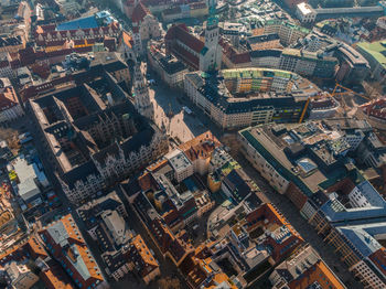 Munich aerial panoramic architecture, bavaria, germany. beautiful germany