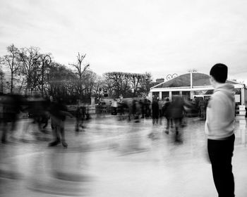 Woman standing in park