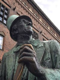 Low angle view of statue