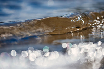 Close-up of water surface