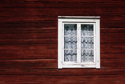 Full frame shot of window of building