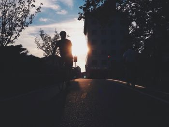Road at sunset