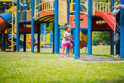 Children playing in playground