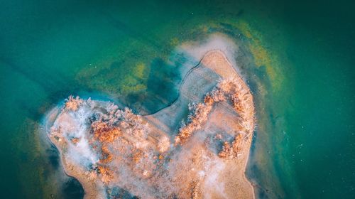 Aerial view of sea