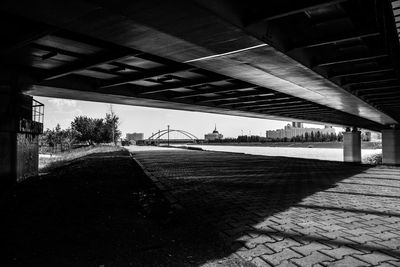 View of bridge in city